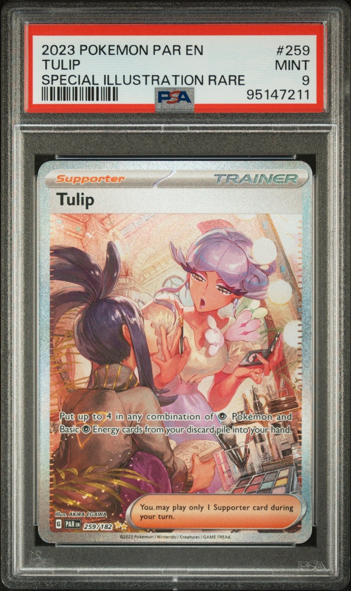 2023 Pokemon Paradox Rift Tulip Special Illustration Rare PSA - MINT 9 - Mr.Ru's TCG