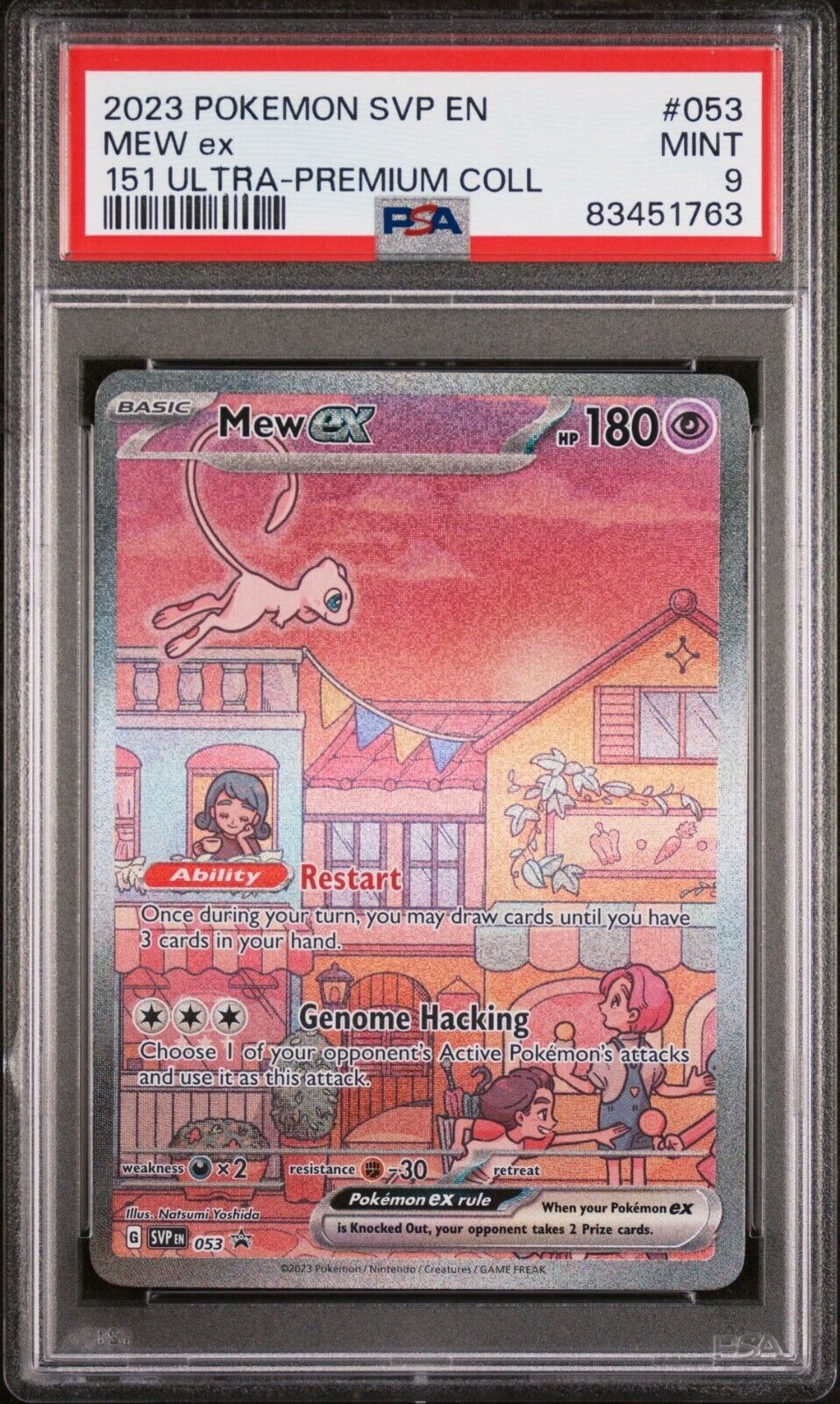 English Pokemon Mew EX SVP053 - 151 UPC Promo - PSA Graded - Mr.Ru's TCG