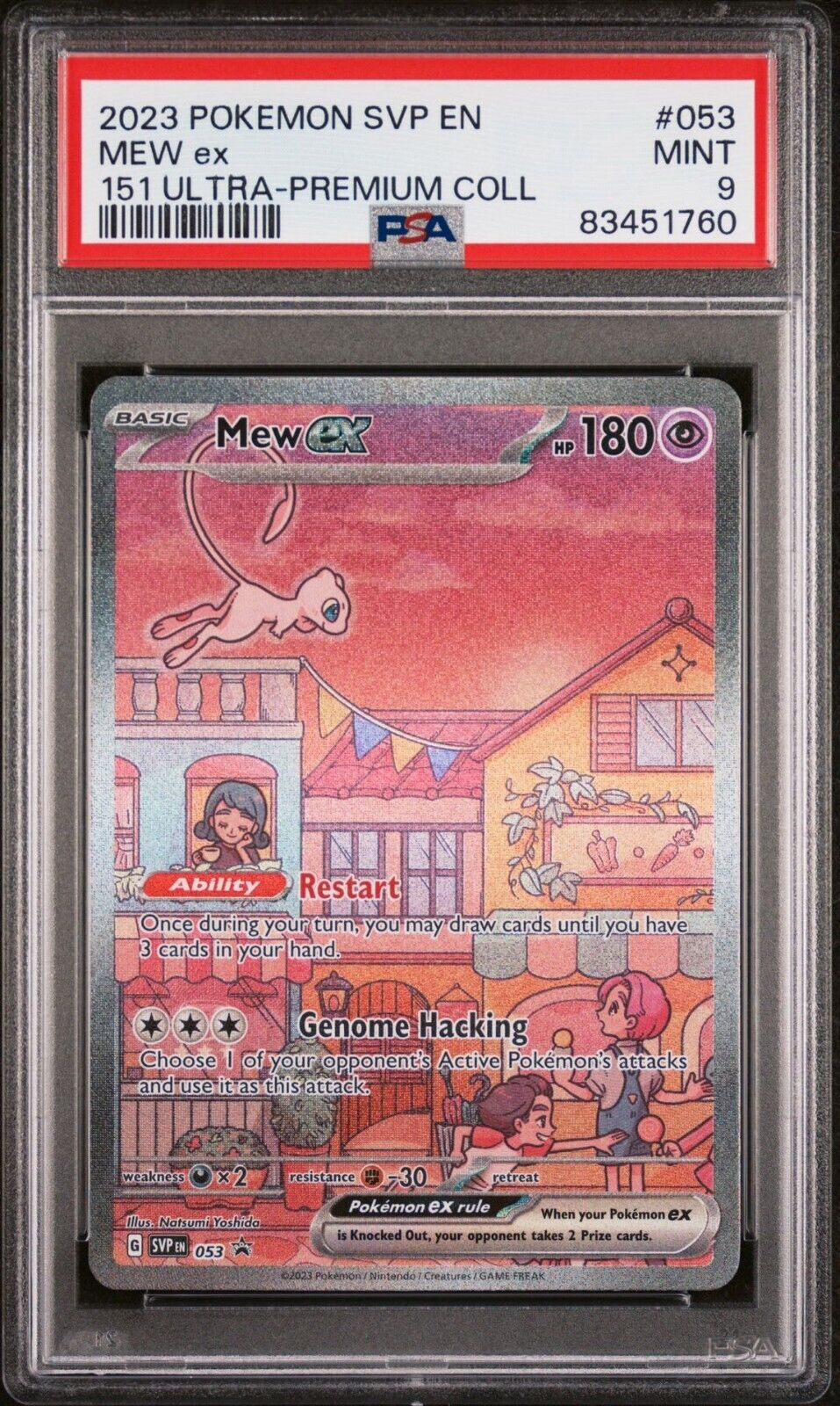 English Pokemon Mew EX SVP053 - 151 UPC Promo - PSA Graded - Mr.Ru's TCG