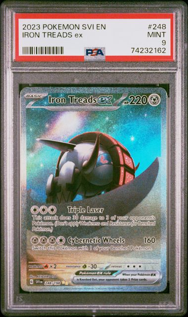 Pokemon Iron Treads EX - Scarlet & Violet - PSA Graded - Mr.Ru's TCG